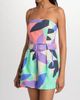 Ramy Brook Women's Isobel Abstract Linen-Cotton Strapless Romper - 4