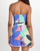 Ramy Brook Women's Isobel Abstract Linen-Cotton Strapless Romper - 5