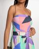 Ramy Brook Women's Isobel Abstract Linen-Cotton Strapless Romper - 6