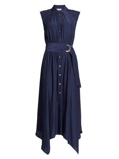 Ramy Brook Women's Ivy Belted Sleeveless Shirtdress