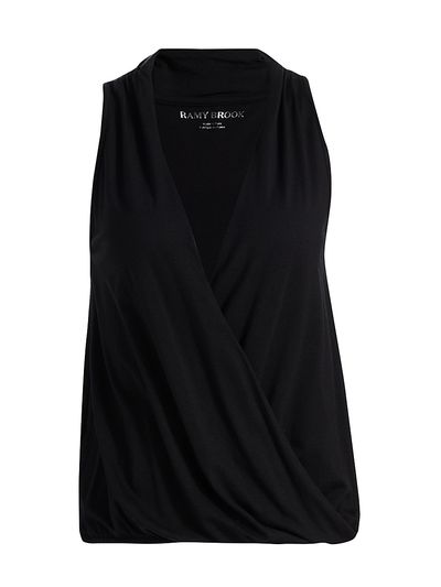Ramy Brook Women's Jenny Cotton-Blend Draped Top