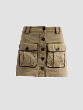 Ramy Brook Women's Kylie Contrast-Trim Mini Skirt