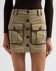 Ramy Brook Women's Kylie Contrast-Trim Mini Skirt - 5
