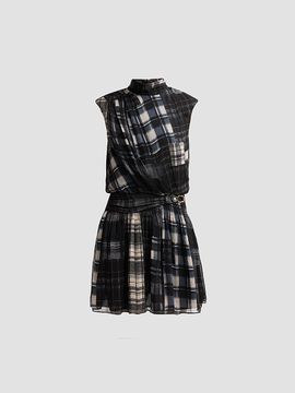 Ramy Brook Women's Leah Plaid Mini Dress