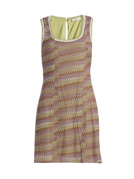 Ramy Brook Women's Liora Metallic Weave Mini Dress