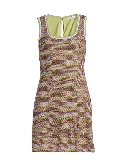 Ramy Brook Women's Liora Metallic Weave Mini Dress