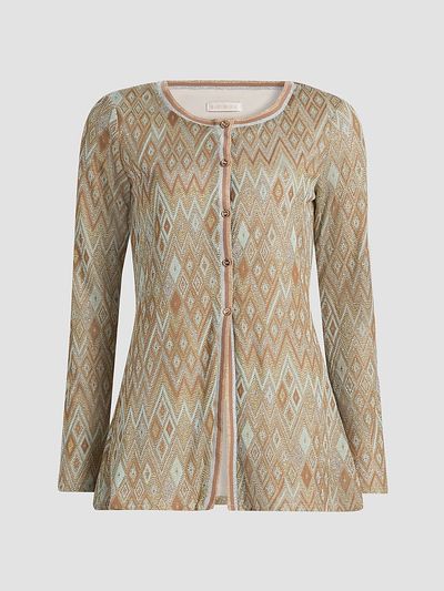 Ramy Brook Women's McKenna Diamond-Knit Cardigan