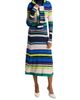 Ramy Brook Women's Monaco Striped Rib-Knit Midi-Dress - 2