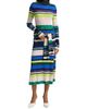 Ramy Brook Women's Monaco Striped Rib-Knit Midi-Dress - 3
