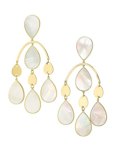 Ramy Brook Women's Mother-of-Pearl Karina Goldtone Drop Earrings