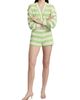Ramy Brook Women's Olympia Striped Open-Knit Shorts - 2