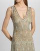 Ramy Brook Women's Reese Metallic Geometric Knit Maxi Dress - 6
