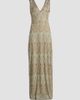 Ramy Brook Women's Reese Metallic Geometric Knit Maxi Dress - 8