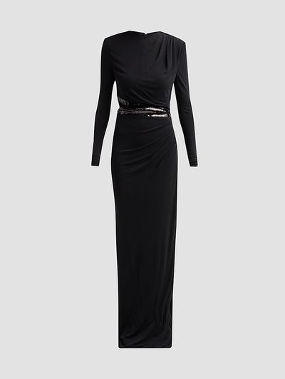 Ramy Brook Women's Samantha Sequin-Belt Gown