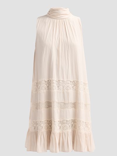 Ramy Brook Women's Samantha Tiered Lace Mini Dress