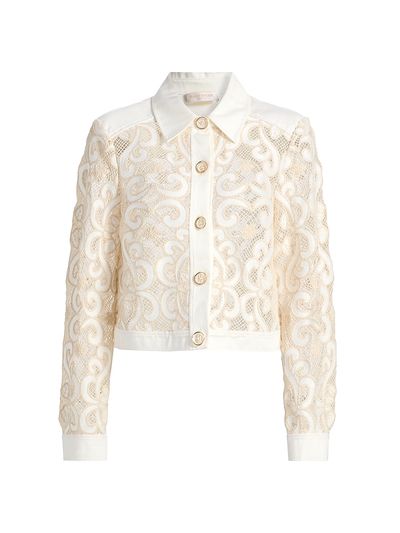 Ramy Brook Women's Saphire Embroidered Denim Jacket