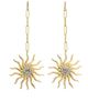 Ramy Brook Women's Serra Goldtone & Cubic Zirconia Sun Drop Earrings - 1