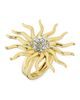 Ramy Brook Women's Serra Goldtone & Cubic Zirconia Sun Ring - 1