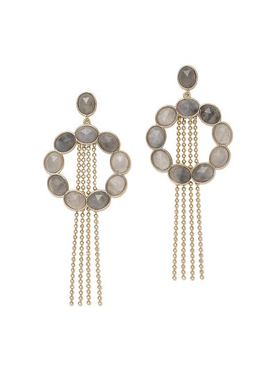 Ramy Brook Women's Stone Charm Lizza Goldtone & Semi-Precious Stone Drop Earrings