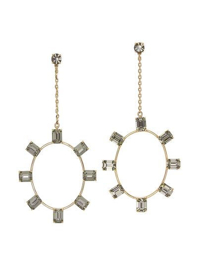 Ramy Brook Women's Stone Jewelry Alanna Goldtone & Cubic Zirconia Drop Earrings
