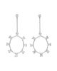 Ramy Brook Women's Stone Jewelry Alanna Silvertone & Cubic Zirconia Drop Earrings - 2