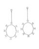 Ramy Brook Women's Stone Jewelry Alanna Silvertone & Cubic Zirconia Drop Earrings - 5