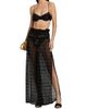 Ramy Brook Women's Swirl Glora Metallic-Knit Wide-Leg Cover-Up Pants - 2