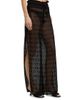 Ramy Brook Women's Swirl Glora Metallic-Knit Wide-Leg Cover-Up Pants - 4