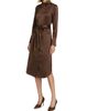 Ramy Brook Women's Victoria Stretch Silk Tie-Waist Shirtdress - 4