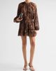 Ramy Brook Women's Vivi Printed Silk-Blend A-Line Mini Dress - 2
