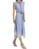 Ramy Brook Women's Vivienne Asymmetric Striped Self-Belt Midi-Shirtdress - 2