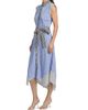 Ramy Brook Women's Vivienne Asymmetric Striped Self-Belt Midi-Shirtdress - 4