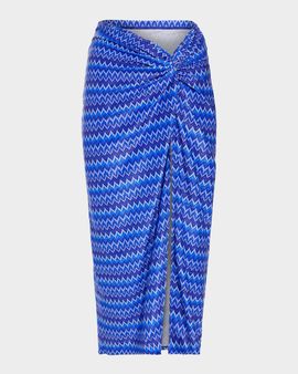 Ramy Brook Xana Glitter Wave Coverup Skirt