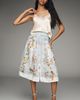 Ranna Gill Belted Seashell Midi Skirt - 1