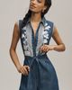 Ranna Gill Lace Denim Jumpsuit - 3