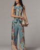 Ranna Gill Linen Blend Printed Vest Top - 3