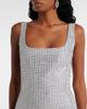 Rasario Rasario Crystal-embellished chiffon gown - 4