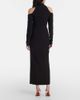 Rasario Rasario Crystal-embellished crÃªpe midi dress - 3