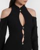 Rasario Rasario Crystal-embellished crÃªpe midi dress - 4