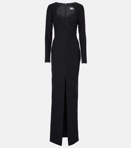 Rasario Rasario Cutout crÃªpe maxi dress