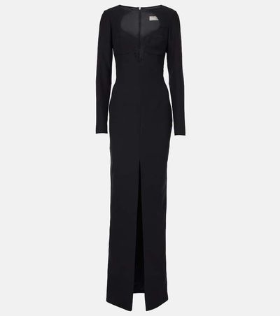 Rasario Rasario Cutout crÃªpe maxi dress