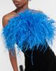 Rasario Rasario Feather-trimmed gown - 4