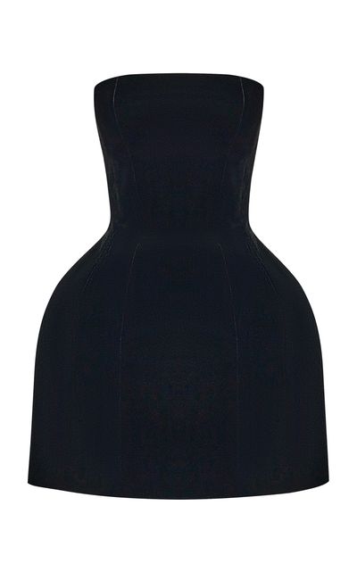 Rasario Rasario Sculpted Velvet Mini Dress