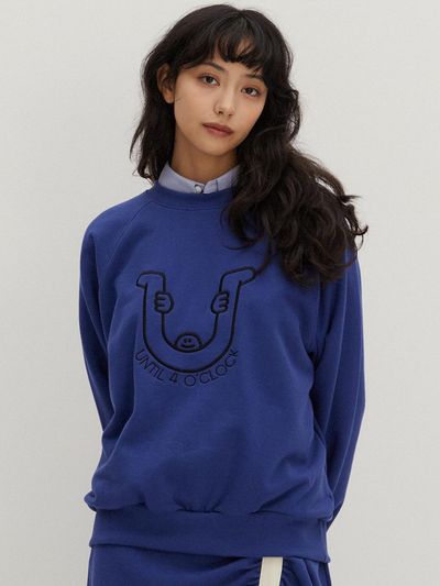 RAVEROUS R Crew Sweatshirts Blue
