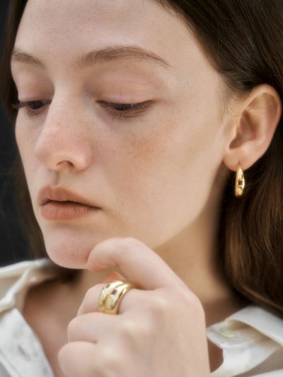 RAWFINED Dome Cubic Ring