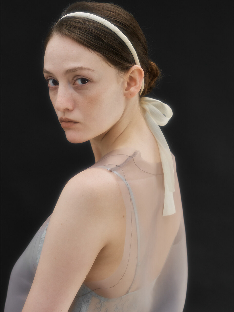 RAWFINED Transparent Tie Headband