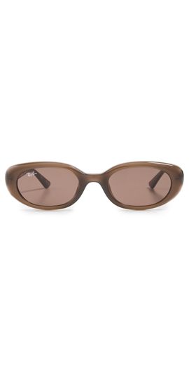 Ray-Ban Ray-Ban 0RB4441D Oval Sunglasses Opal Brown One