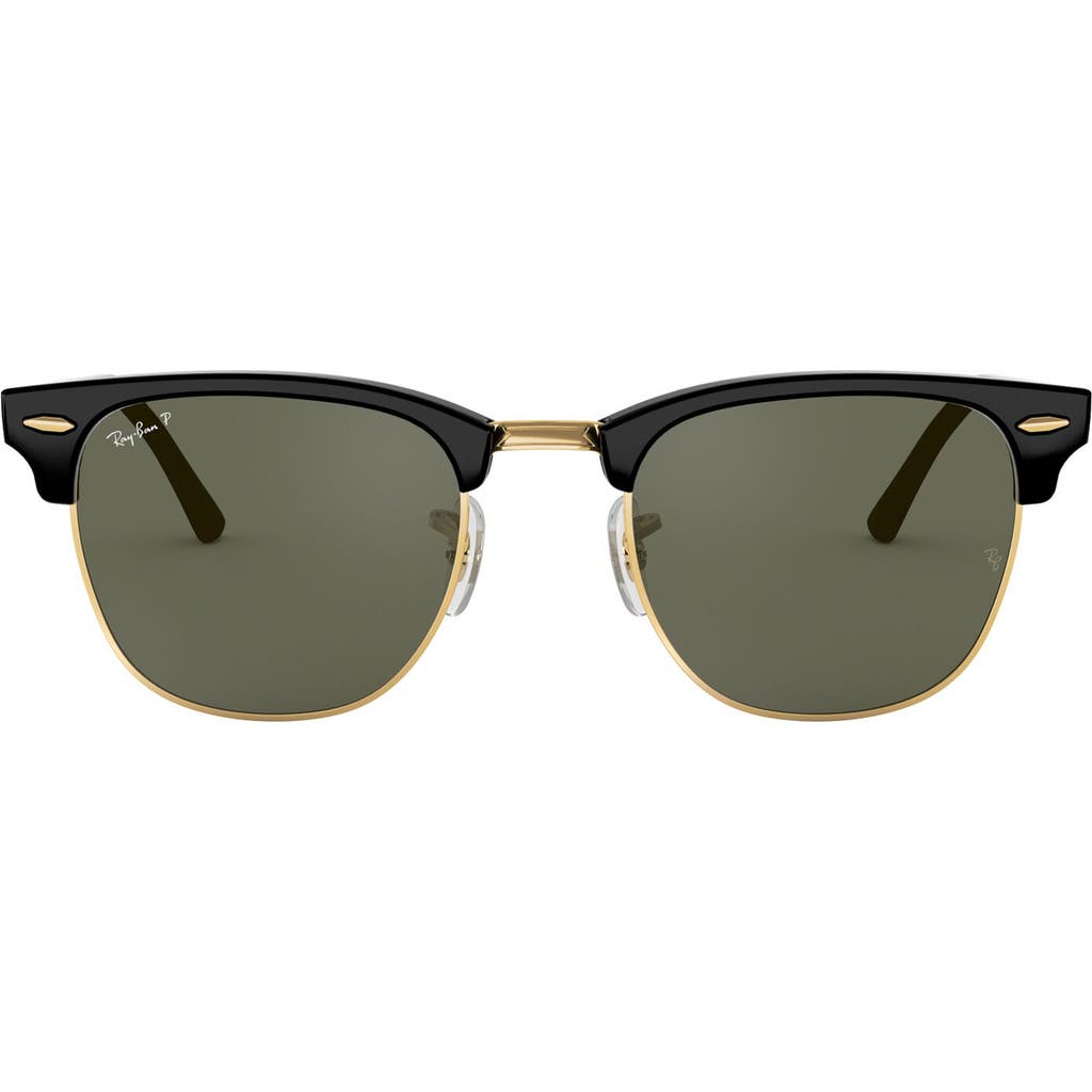 Ray-Ban Ray-Ban 49mm Polarized Browline Sunglasses