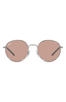 Ray-Ban Ray-Ban 50mm Evolve Photochromic Small Round Sunglasses