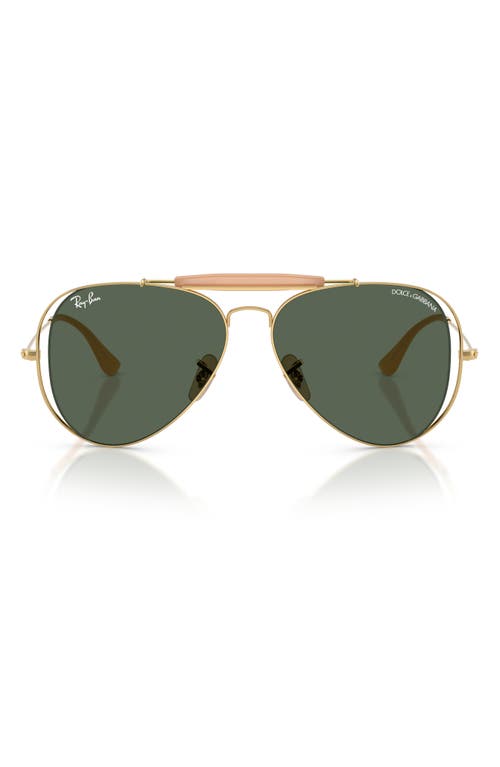 Ray-Ban Ray-Ban 53mm Outdoorsman II Pilot Sunglasses
